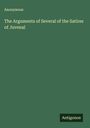 Anonymous: The Arguments of Several of the Satires of Juvenal, Buch