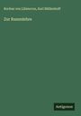 Rochus Von Liliencron: Zur Runenlehre, Buch