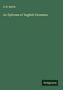 G. W. Bartle: An Epitome of English Grammar, Buch