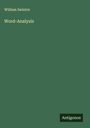 William Swintor: Word-Analysis, Buch