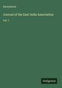 Anonymous: Journal of the East India Association, Buch