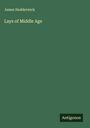 James Hedderwick: Lays of Middle Age, Buch