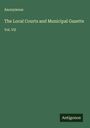 Anonymous: The Local Courts and Municipal Gazette, Buch