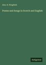 Alex. H. Wingfield: Poems and Songs in Scotch and English, Buch