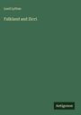 Lord Lytton: Falkland and Zicci, Buch