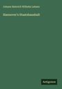 Johann Heinrich Wilhelm Lehzen: Hannover's Staatshaushalt, Buch