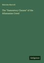 Malcolm Maccoll: The "Damnatory Clauses" of the Athanasian Creed, Buch