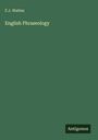 F. J. Wattez: English Phraseology, Buch