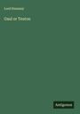 Lord Dunsany: Gaul or Teuton, Buch