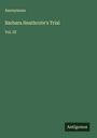 Anonymous: Barbara Heathcote's Trial, Buch
