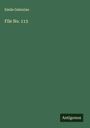 Emile Gaboriau: File No. 113, Buch