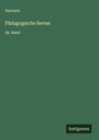 Anonym: Pädagogische Revue, Buch