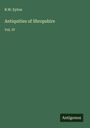 R. W. Eyton: Antiquities of Shropshire, Buch