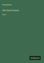 Anonymous: The Great Events, Buch