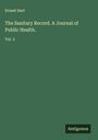 Ernest Hart: The Sanitary Record. A Journal of Public Health., Buch