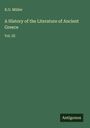 K. O. Müller: A History of the Literature of Ancient Greece, Buch