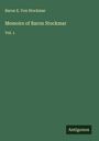 Baron E. von Stockmar: Memoirs of Baron Stockmar, Buch