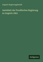Liegnitz Regierungsbezirk: Amtsblatt der Preußischen Regierung zu Liegnitz 1862, Buch