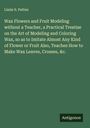 Lizzie S. Patten: Wax Flowers and Fruit Modeling without a Teacher, a Practical Treatise on the Art of Modeling and Coloring Wax, so as to Imitate Almost Any Kind of Flower or Fruit Also, Teaches How to Make Wax Leaves, Crosses, &c., Buch
