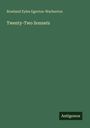 Rowland Eyles Egerton-Warburton: Twenty-Two Sonnets, Buch