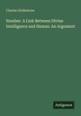 Oben: "Charles Girdlestone". Mitte: "Number. A Link Between Divine Intelligence and Human. An Argument". Unten: Logo "Antigonos".