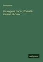 "Catalogue of the Very Valuable Cabinets of Coins", "Anonymous", unten rechts "Antigonos". Grüner Hintergrund.