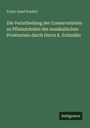 Franz Josef Kunkel. Titel: "Die Verurtheilung der Conservatorien...". Unten rechts: Antigonos. Grünlicher Hintergrund.