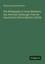 Titel: The Bibliography of James Maidment. Autor: Thomas George Stevenson. Grüner Hintergrund, "Antigonos"-Logo.