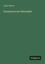Jaime Balmes: Fundamente der Philosophie, Buch