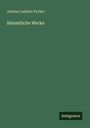 "Johann Ladislav Pyrker. Sämmtliche Werke. Antigonos." Schlichter, grüner Hintergrund mit weißer Schrift.