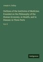 Joseph A. Gallup: Outlines of the Institutes of Medicine: Founded on the Philosophy of the Human Economy, in Health, and in Disease: in Three Parts, Buch