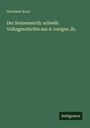 Hermann Kurz, Der Sonnenwirth: schwäb. Volksgeschichte aus d. vorigen Jh. Unten rechts steht "Antigonos". Hintergrund grün.