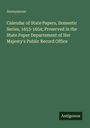 Text: Anonymous. Calendar of State Papers, Domestic Series, 1653-1654. Grüner Hintergrund, schlichtes Design. "Antigonos" unten.