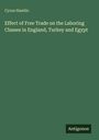 Titel: "Effect of Free Trade on the Laboring Classes in England, Turkey and Egypt". Autor: Cyrus Hamlin. Logo: Antigonos.
