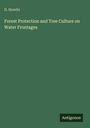 Autor: D. Howitz. Titel: "Forest Protection and Tree Culture on Water Frontages". Unten: "Antigonos". Alles auf grünem Hintergrund.