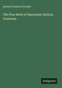 Buchtitel: "The Pine Moth of Nantucket, Retinia Frustrana" von Samuel Hubbard Scudder. Unten rechts: Logo "Antigonos".