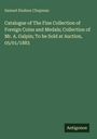 In weißem Text auf grünem Hintergrund steht: Samuel Hudson Chapman; Katalog über ausländische Münzen, 1883. Unten: Antigonos.