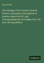 Buchtitel von Edward Hull über Geologie in Lancashire. Unten rechts ein schwarzes Rechteck mit "Antigonos". Grünen Hintergrund.