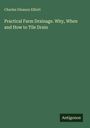 Titel: Practical Farm Drainage. Why, When and How to Tile Drain. Autor: Charles Gleason Elliott. Grüner Hintergrund.