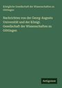 Grüner Hintergrund mit Text über wissenschaftliche Gesellschaft in Göttingen, kleiner weißer Kasten unten mit "Antigonos".
