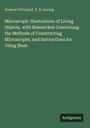 Titel: "Microscopic Illustrations of Living Objects" von Andrew Pritchard, C. R. Goring. Grüner Hintergrund. Unten Logo: Antigonos.