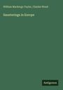 William Mackergo Taylor: Saunterings in Europe, Buch