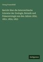 Titel: "Bericht über die österreichische Literatur... 1850, 1851, 1852, 1853" von Georg Frauenfeld. Unten steht "Antigonos".