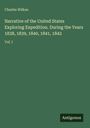 Cover mit Titel: "Narrative of the United States Exploring Expedition...1842, Vol. I" von Charles Wilkes. Unten Logo "Antigonos".