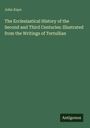 *John Kaye*, Titel: "The Ecclesiastical History of the Second and Third Centuries..." Grüner Hintergrund, Logo unten: *Antigonos*.