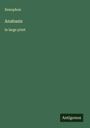 Xenophon: Anabasis, Buch