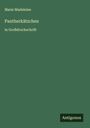 Marie Madeleine: Pantherkätzchen, Buch