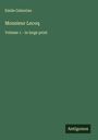 Emile Gaboriau: Monsieur Lecoq, Buch