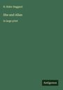 H. Rider Haggard: She and Allan, Buch
