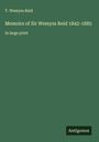 T. Wemyss Reid: Memoirs of Sir Wemyss Reid 1842-1885, Buch